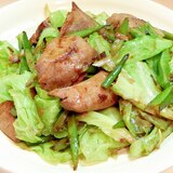 レバーと野菜のオイスター炒め